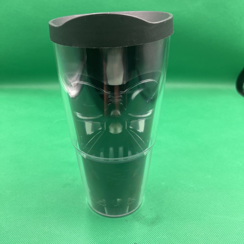Darth Vader Star Wars Tervis 24oz Tumbler With Slide Close Lid Hot & Cold Use